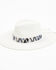 Image #1 - Nikki Beach Women's Andros Australian Straw Western Fashion Hat, White, hi-res