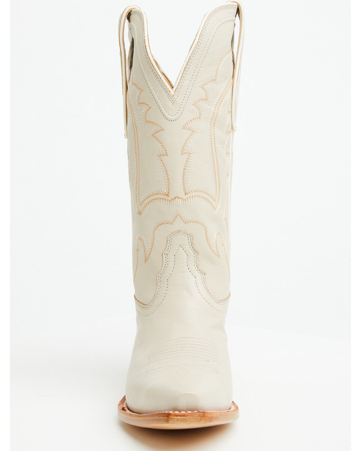 Image #4 - Tony Lama Women's Val Western Boots - Snip Toe, Cream, hi-res