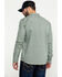 Cody James Men's FR Geo Print Long Sleeve Work Shirt - Tall, Green, hi-res