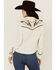 Image #4 - Shyanne Women's Embroidered Long Sleeve Snap Western Shirt, Off White, hi-res