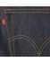 Levi's Men's 501 Original Shrink-to-Fit Regular Straight Leg Jeans, Indigo, hi-res