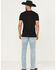 Image #3 - Cody James Men's Light Wash Cyclone Slim Straight Stretch Denim Jeans, Light Wash, hi-res