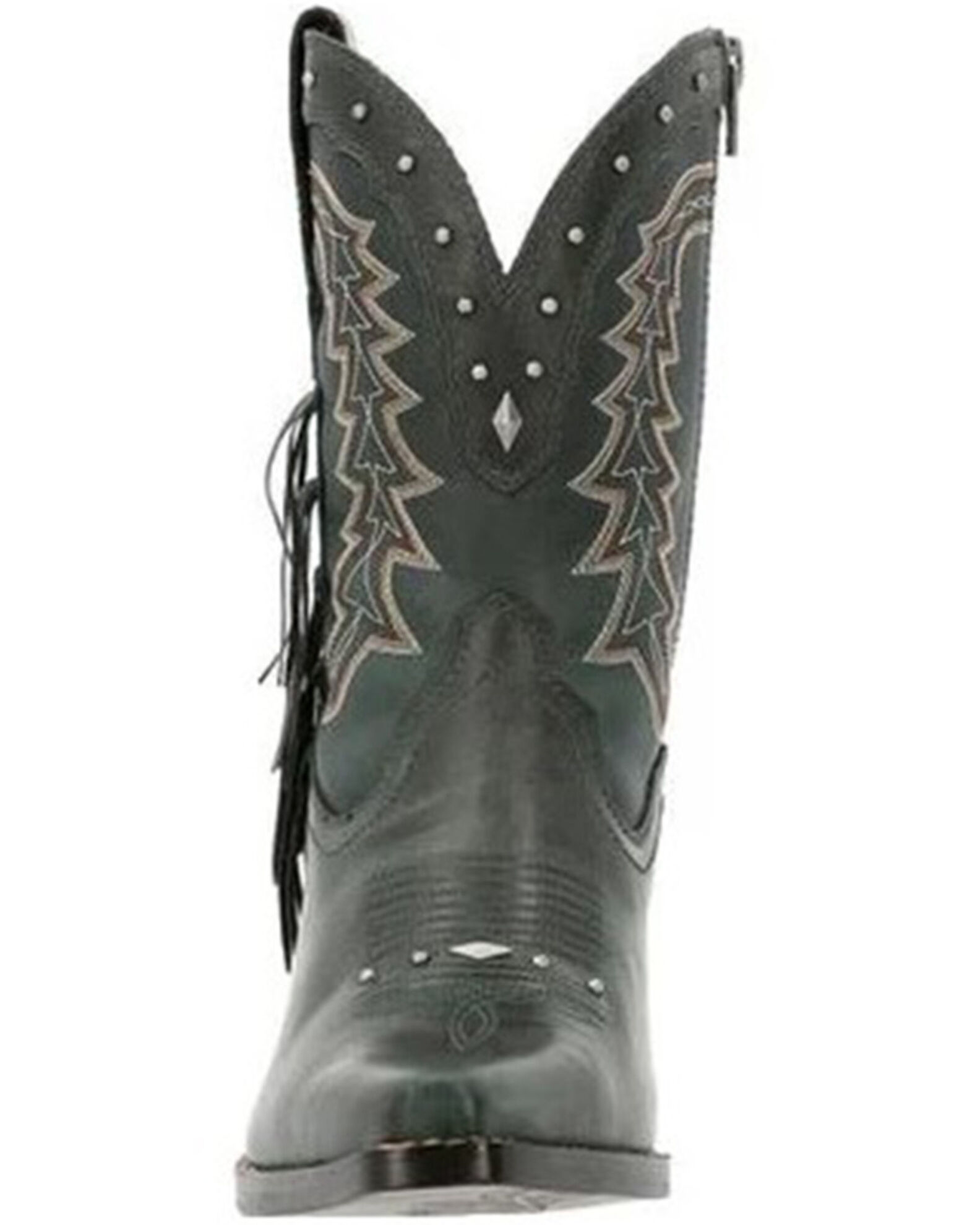 Image #4 - Durango Women's Green Crush Fashion Booties - Snip Toe, Dark Green, hi-res