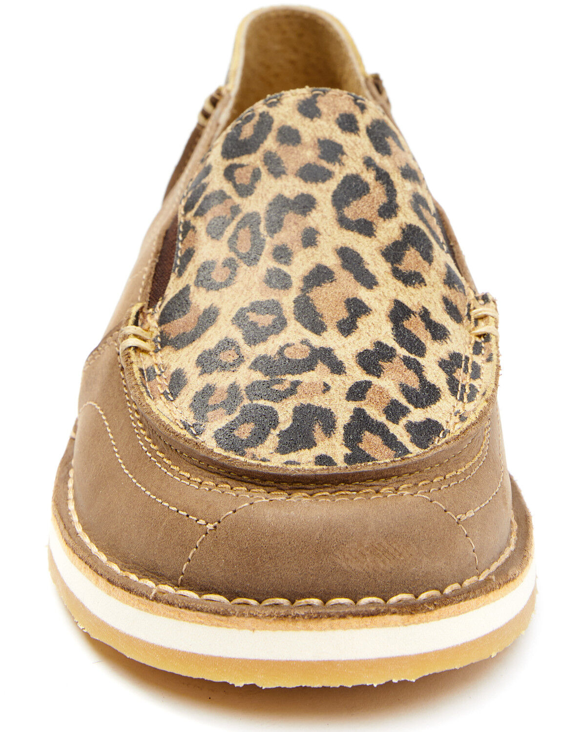 Image #4 - RANK 45® Women's Leopard Casual Slip-On Shoe - Moc Toe, , hi-res
