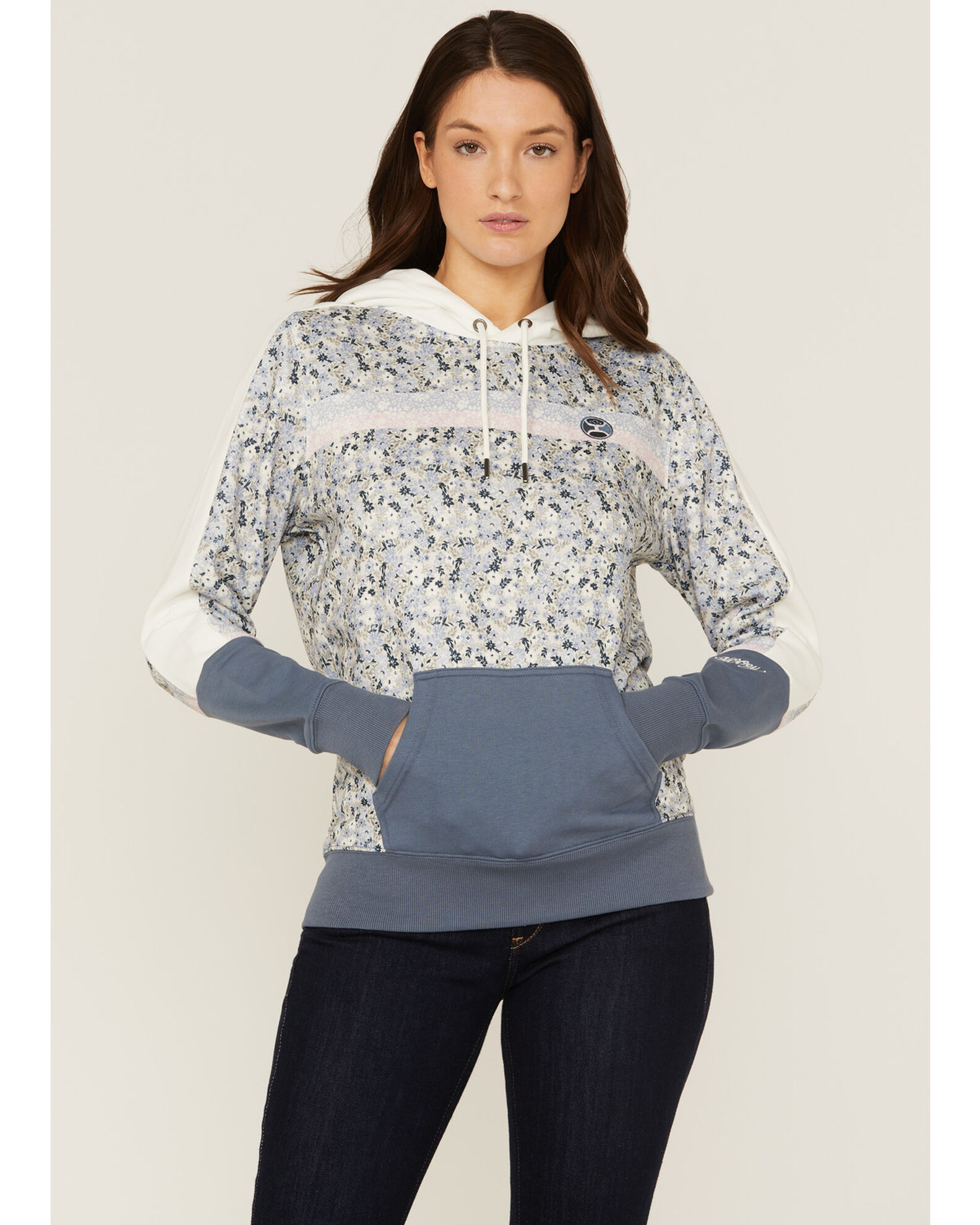 Hooey Women s Serape Cheyenne Floral Hoodie Sweatshirt Sheplers