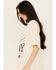 Image #2 - Rock & Roll Denim Women's Whiskey Graphic Short Sleeve T-Shirt Mini Dress, Cream, hi-res