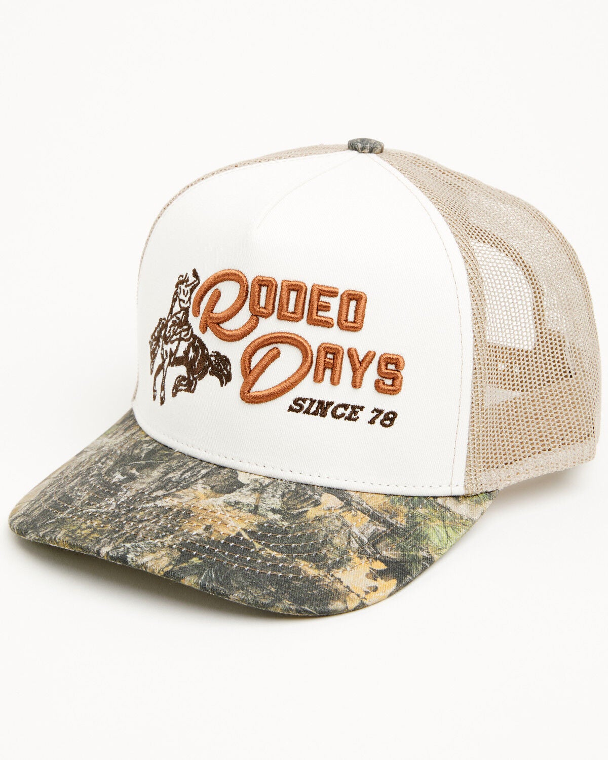Image #1 - Cody James Men's Rodeo Days Camo Ball Cap, Black, hi-res