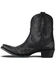 Image #3 - Lane Women's Lexington Western Booties - Snip Toe, Jet Black, hi-res