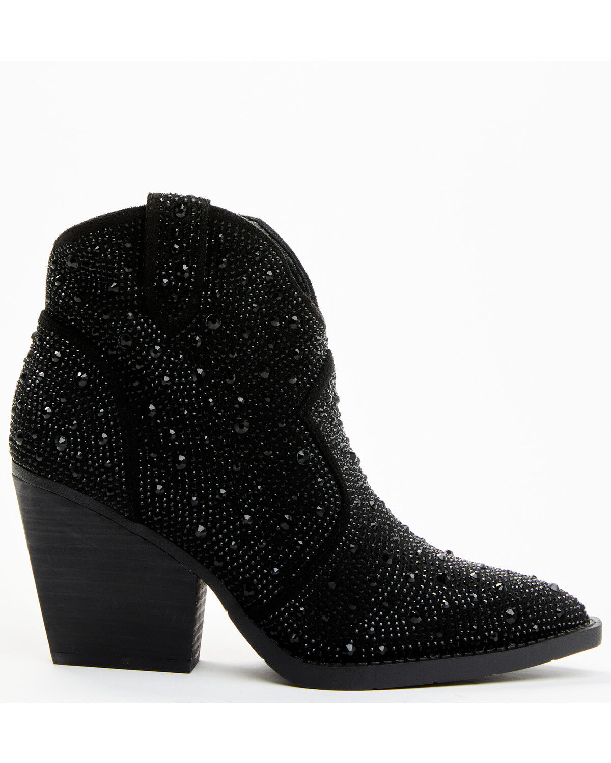 Image #2 - Very G Women's Austin Booties - Snip Toe, Black, hi-res