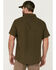 Image #4 - Brothers and Sons Men's Solid Dobby Performance Short Sleeve Button-Down Western Shirt, , hi-res