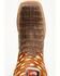 Image #6 - Ariat Women's Frontier Angelina Exotic Caiman Western Boots - Broad Square Toe, Brown, hi-res