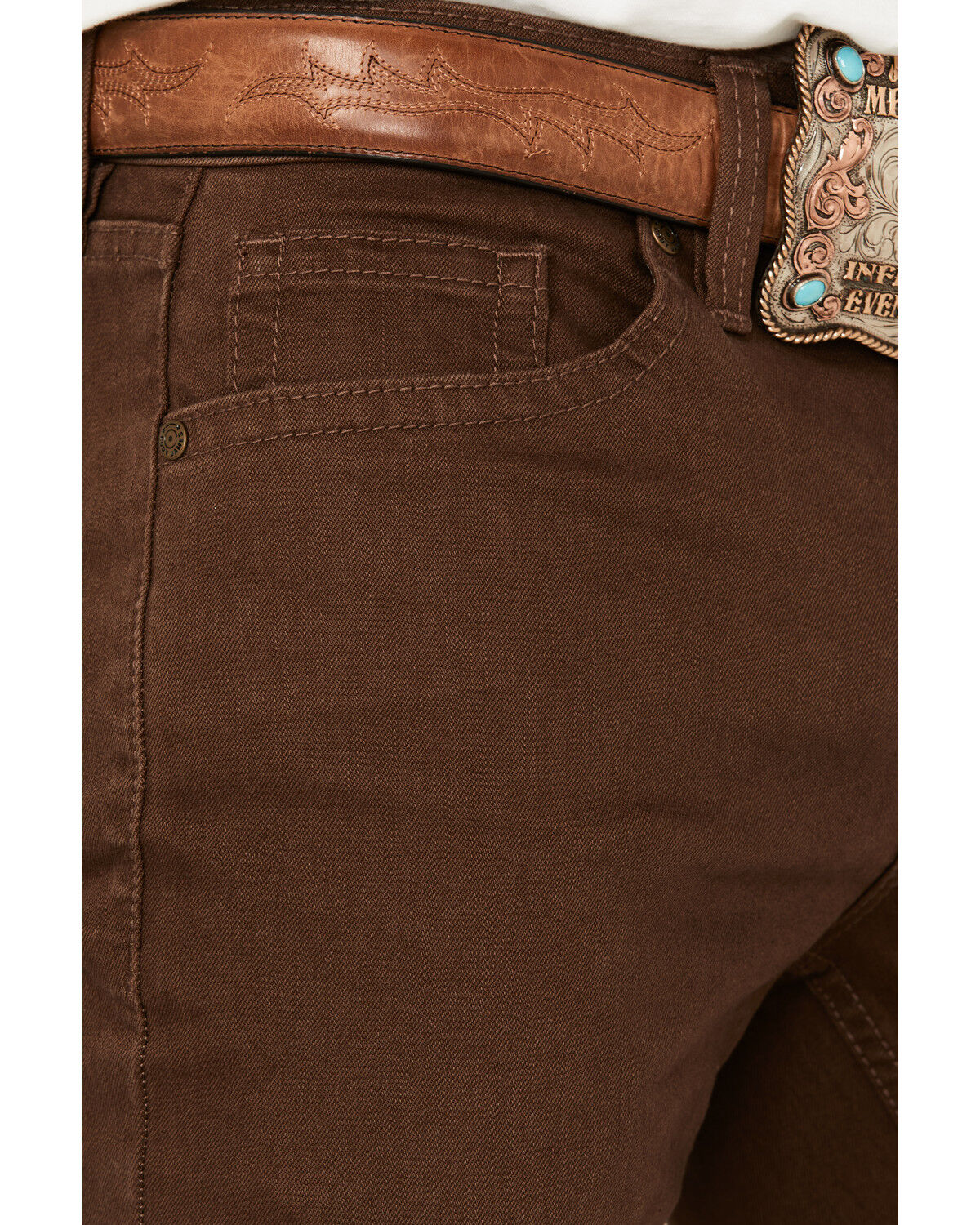 Image #2 - Cody James Men's Canyon Wash Jackson Slim Straight Stretch Denim Jeans, Dark Brown, hi-res