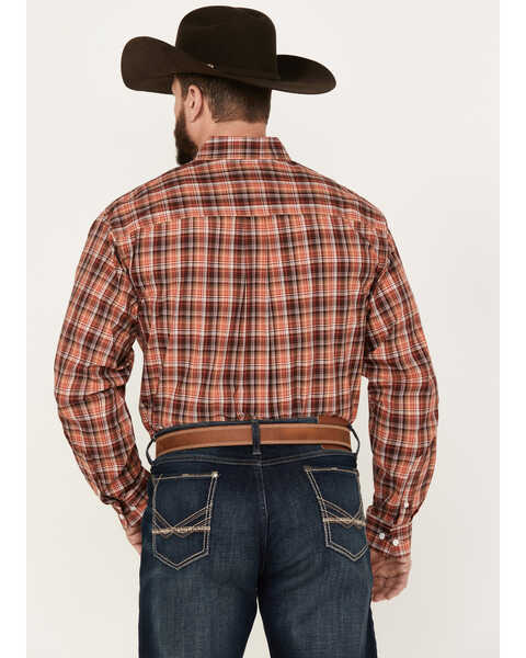 Image #4 - Cinch Men's Plaid Print Long Sleeve Button-Down Western Shirt , Multi, hi-res