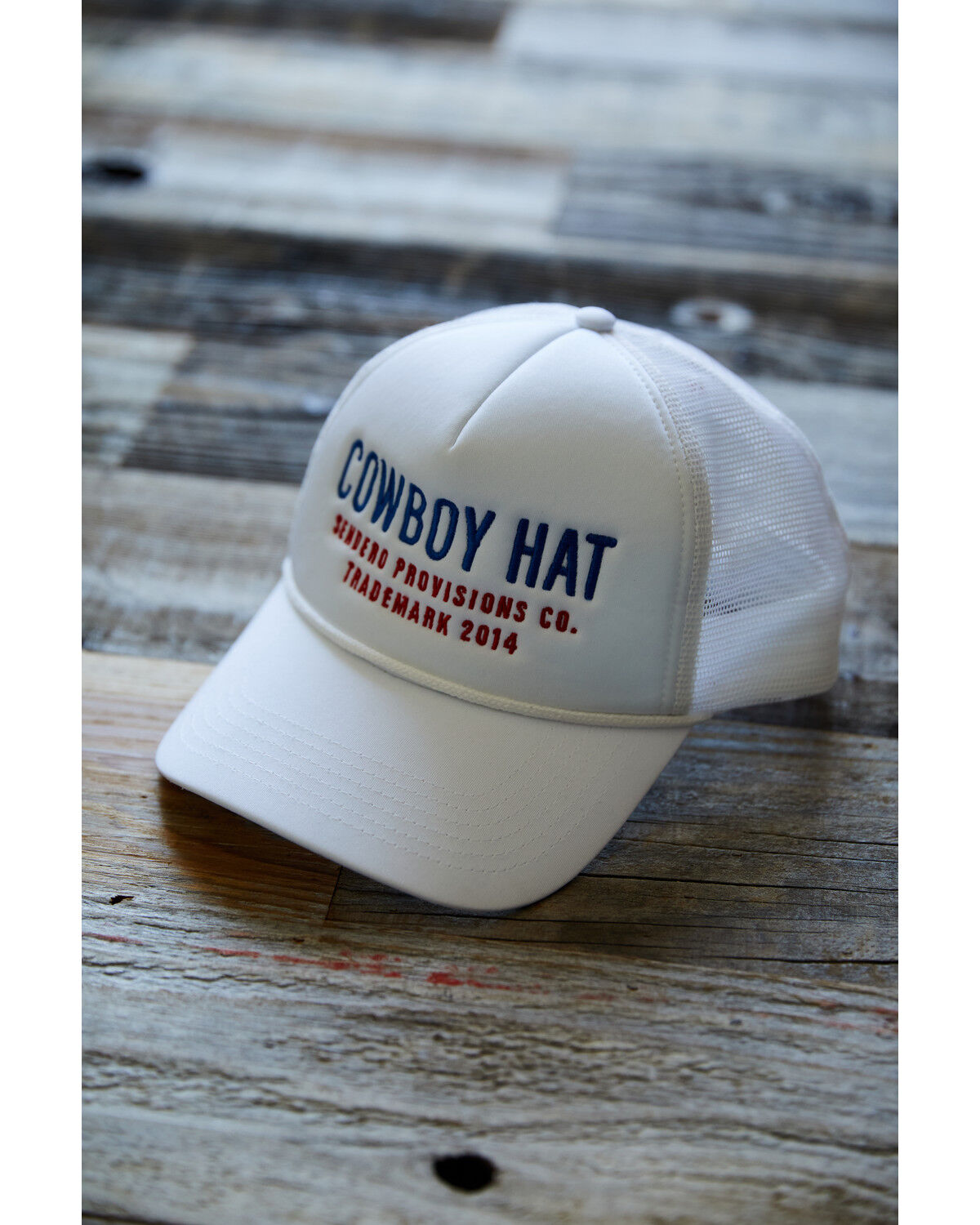 Image #1 - Sendero Provisions Men's Cowboy Hat Ball Cap, Red/white/blue, hi-res
