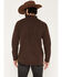 Image #4 - Moonshine Spirit&reg;&nbsp;Men's Side Stage Solid Faux Suede Long Sleeve Snap Western Shirt, Coffee, hi-res