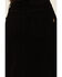 Image #4 - Vibrant Denim Women's Denim Maxi Skirt, Black, hi-res