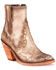 Liberty Black Women's Silver Metallic Fashion Booties - Round Toe, Silver, hi-res