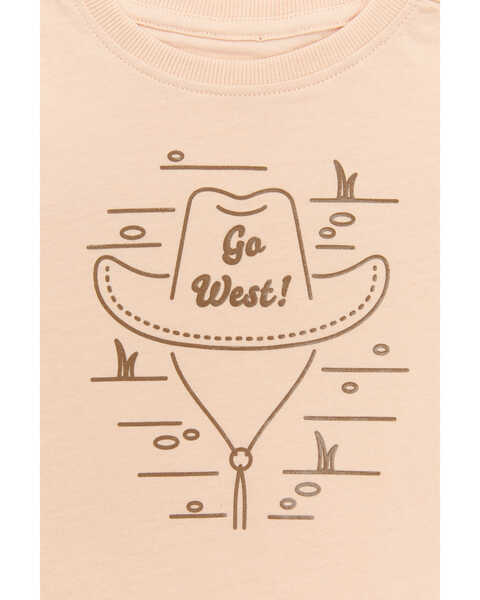 Image #2 - Shyanne Toddler Girls' Go West Short Sleeve Graphic Tee, Blush, hi-res
