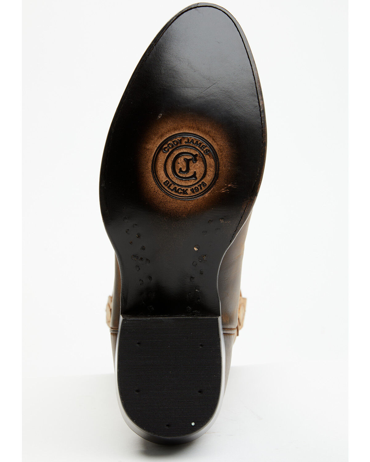 Image #7 - Cody James Black 1978® Men's Chapman Western Boots - Round Toe, Distressed Brown, hi-res