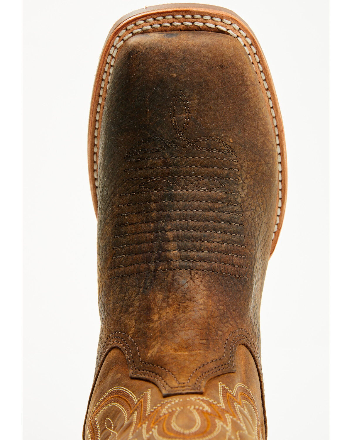 Image #6 - Dan Post Men's Brigston Performance Western Boots - Broad Square Toe, Chocolate, hi-res