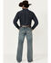 Image #3 - Rock & Roll Denim Men's Boot Barn Exclusive Medium Vintage Wash Relaxed Bootcut Stretch Denim Jeans , Medium Wash, hi-res