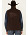 Image #3 - Ariat Men's Coffee Bean Logo 2.0 Patriot Zip-Front Softshell Vest, Brown, hi-res