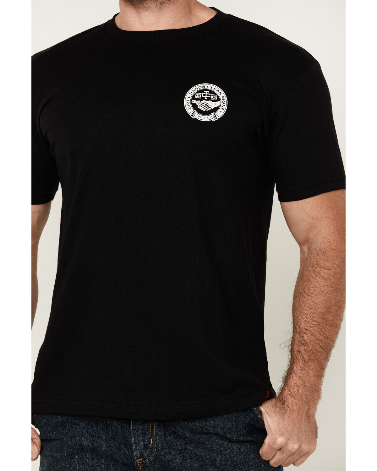 Image #3 - Troll Co Men's Haggler Short Sleeve Graphic T-Shirt, Black, hi-res