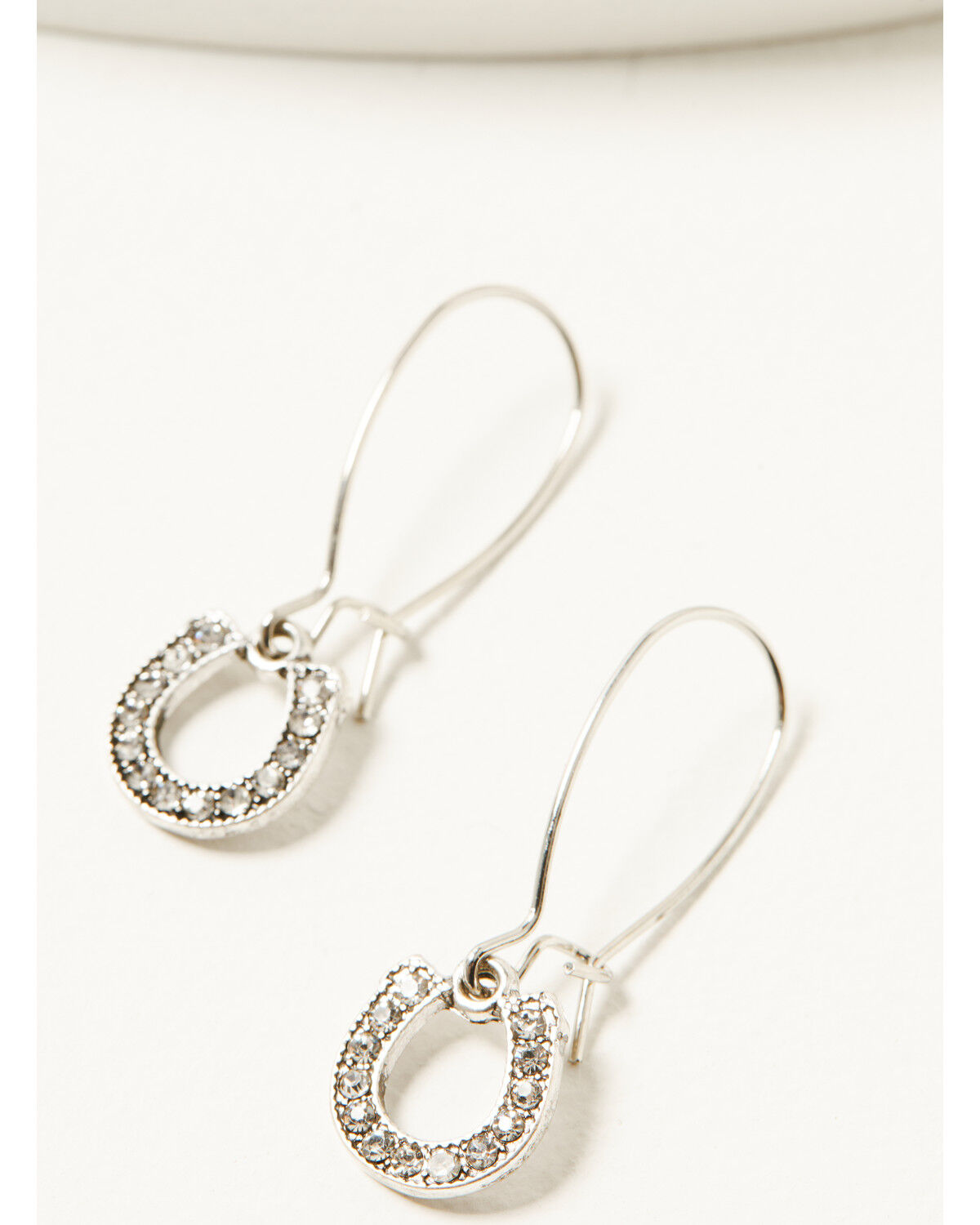 Image #3 - Shyanne Women's Feather Horseshoe Bull Earring Set - 3 Piece, Silver, hi-res