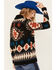 Image #4 - Cotton & Rye Women's Southwestern Print Knit Cardigan Sweater, Black, hi-res
