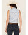 Image #4 - Panhandle Women's Americana Handkerchief Sleeveless Shirt, Light Blue, hi-res