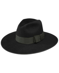 Stetson Black Tri-City Fur Felt Western Hat , Black, hi-res