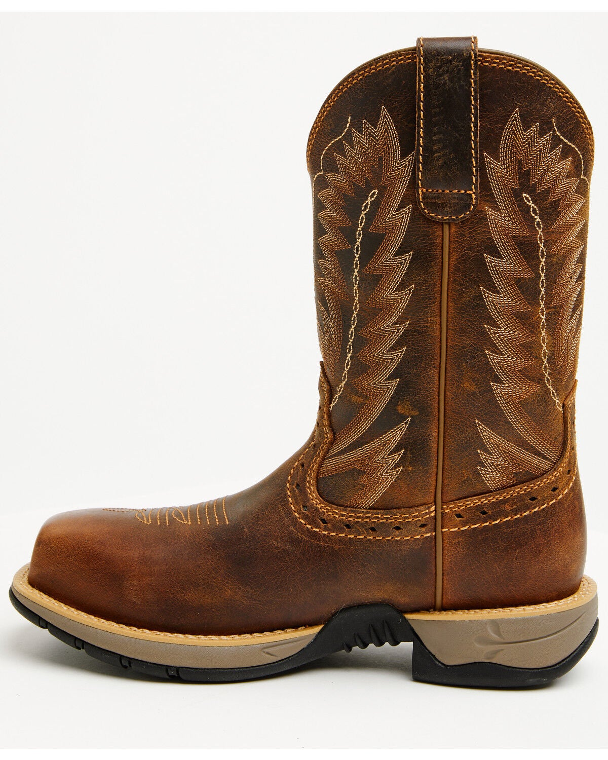 Image #3 - Shyanne Women's Drifting Pull-On Work Boots - Composite Toe, Brown, hi-res