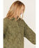 Image #2 - Shyanne Women's Lace Fringe Button Down Shacket, Olive, hi-res