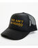 Image #1 - Rodeo Hippie Women's This Ain't No Rodeo Trucker Cap, Black, hi-res