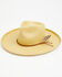 Image #1 - Shyanne Women's Shyanne Feather Straw Fashion Hat, Natural, hi-res