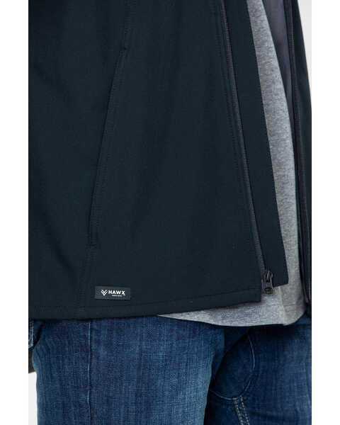 Image #5 - Hawx® Men's Hooded Soft-Shell Work Vest - Big & Tall , , hi-res