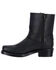 Dingo Rev Up Zipper Motorcycle Boots - Square Toe, Black, hi-res