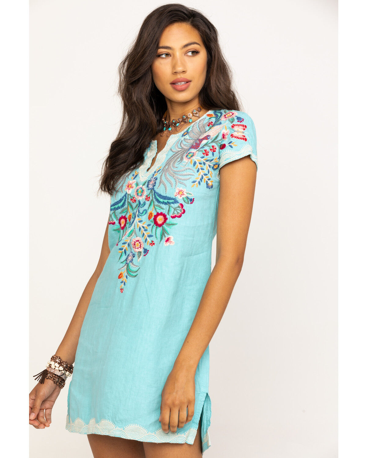johnny was bisous easy long tunic
