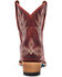 Image #5 - Lane Women's Lexington Western Booties - Snip Toe, Red, hi-res