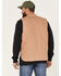 Image #4 - Brixton Men's Abraham Reversible Vest, Beige/khaki, hi-res