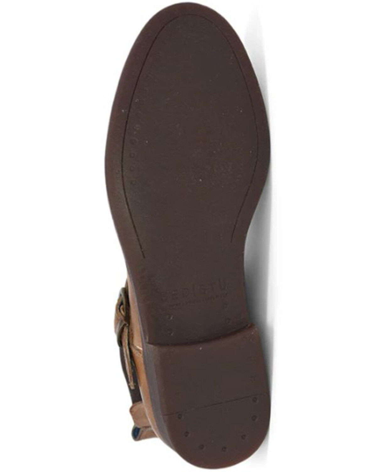 Image #3 - Evolutions Men's Michelangelo Side Buckle Chelsea Boots - Round Toe, Brown, hi-res