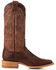 Image #2 - Hondo Boots Men's Cowhide Western Boots - Broad Square Toe, Brown, hi-res
