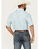 Image #4 - Ariat Men's VentTek Geo Print Short Sleeve Button-Down Western Shirt - Big, Aqua, hi-res