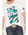 RANK 45 Men's Logo Graphic Short Sleeve T-Shirt, Light Blue, hi-res