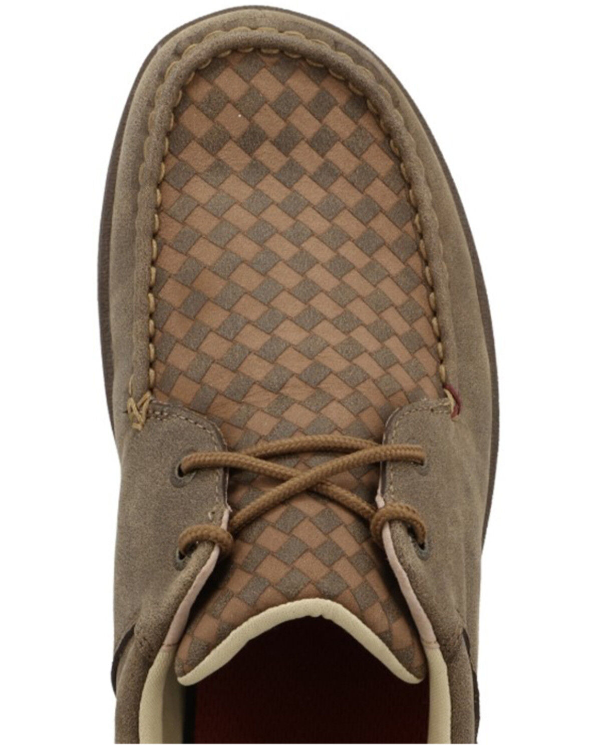 Image #6 - Twisted X Men's Boat Shoe Driving Moc Shoes - Moc Toe, Brown, hi-res