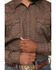 Image #3 - Cody James Men's Fireball Geo Print Long Sleeve Snap Western Shirt - Big, Brown, hi-res