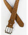 Hawx Men's Double Prong Reinforced Leather Belt, Medium Brown, hi-res