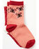 Image #1 - Shyanne Girls' 2-Pack Novelty Crew Socks, Pink, hi-res