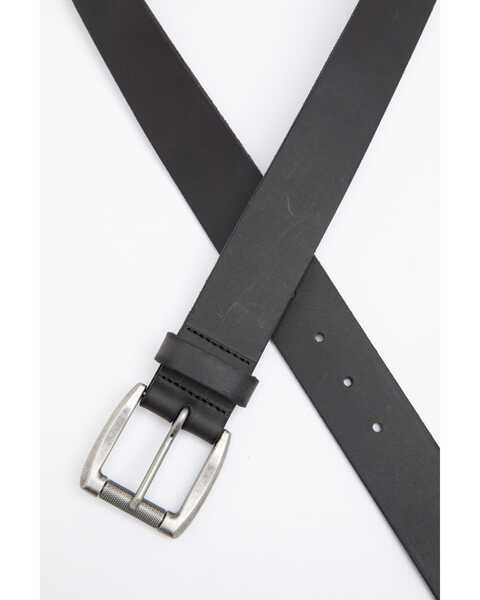 Hawx Men's Black Plain Roller Buckle Work Belt, Black, hi-res