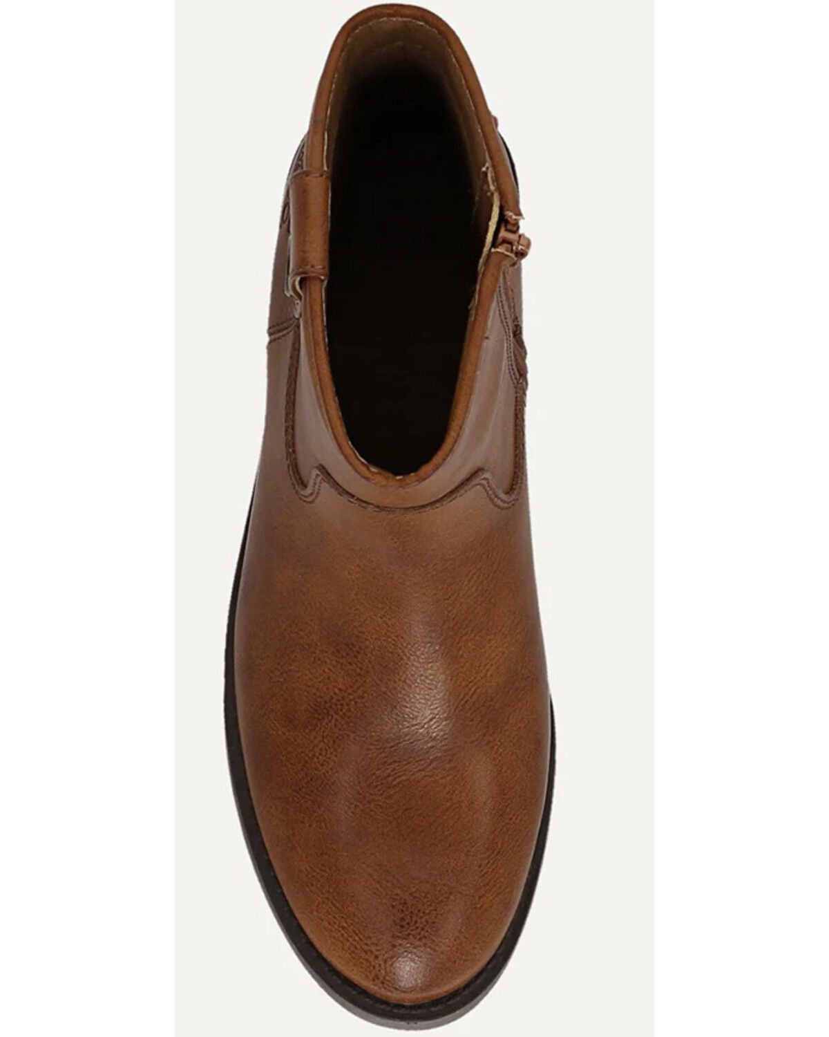 Image #6 - Frye & Co Girls' Kellie Button Short Boots - Round Toe, Cognac, hi-res